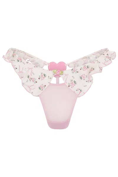 Wild Lovers London Women's Pink Scarlett Thong