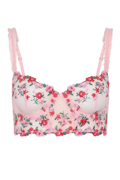 Wild Lovers London Women's Pink Suzette Bustier