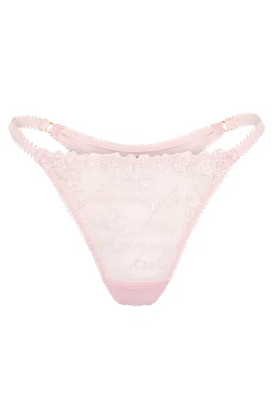 Wild Lovers London Women's Pink Vivianne Thong