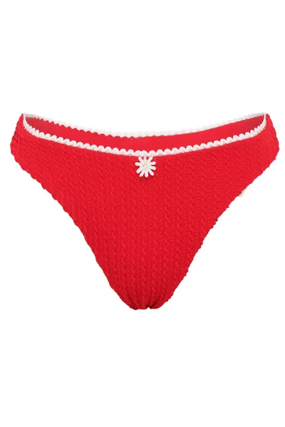 Wild Lovers London Women's Red Chilli Bikini Bottoms