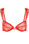 Wild Lovers London Women's Red Colette Bra In Red