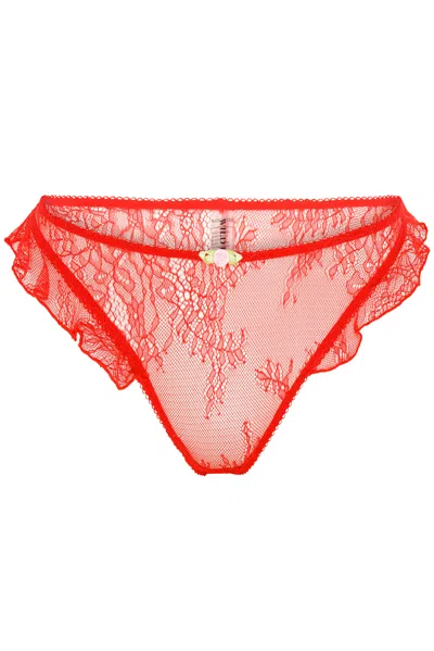 Wild Lovers London Women's Red Colette Brief