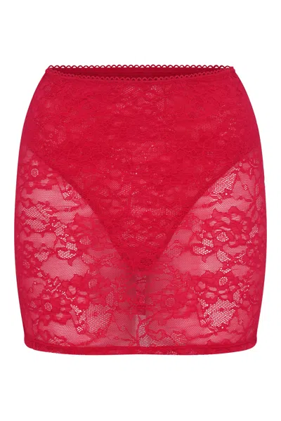 Wild Lovers London Women's Red Kourtney Mini Skirt