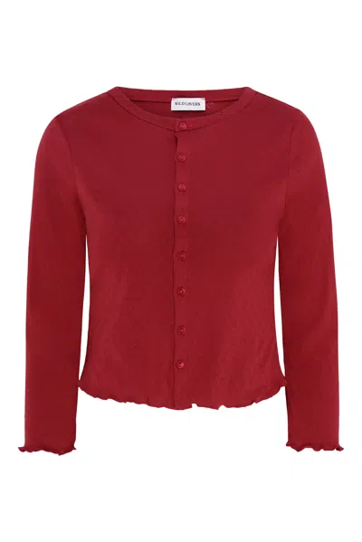 Wild Lovers London Women's Red Natalie Cardigan