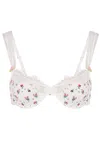 Wild Lovers London Women's White Hailey Bra - Floral In White