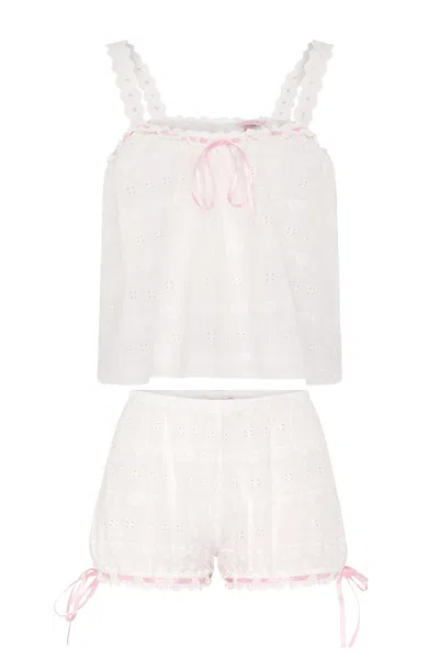 Wild Lovers London Women's White Mia Lounge Set