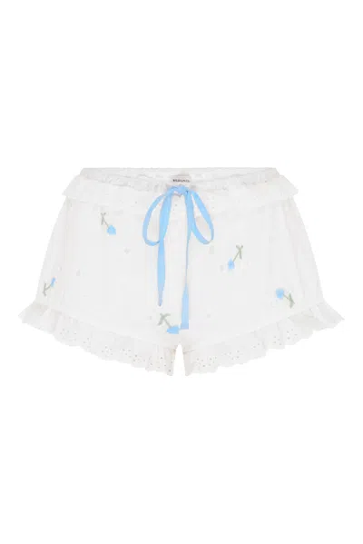 Wild Lovers London Women's White Pauline Shorts