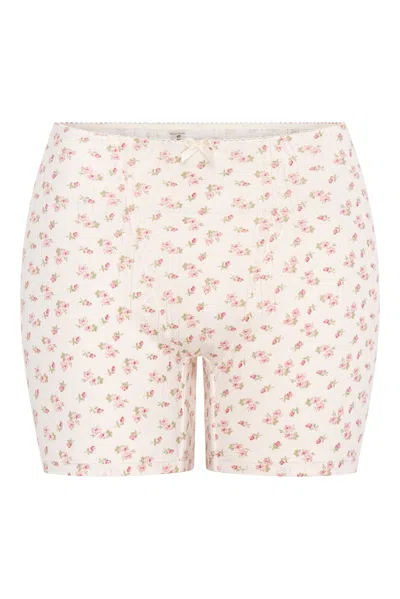 Wild Lovers London Women's White Renee Boxer Shorts