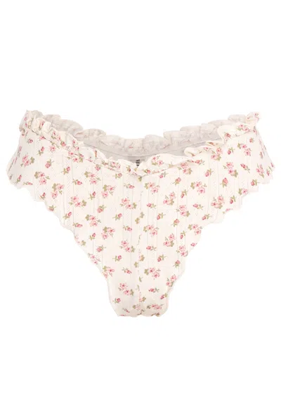 Wild Lovers London Women's White Renee Brief