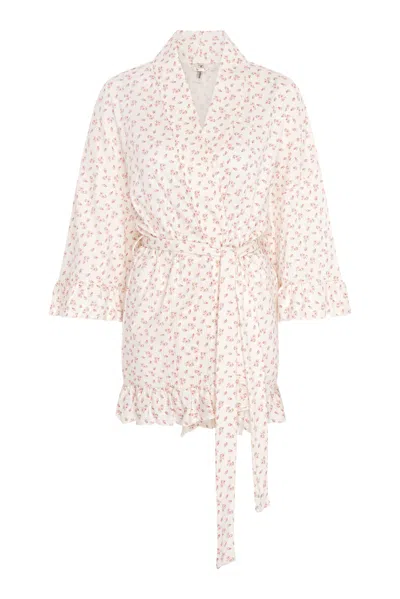 Wild Lovers London Women's White Renee Robe