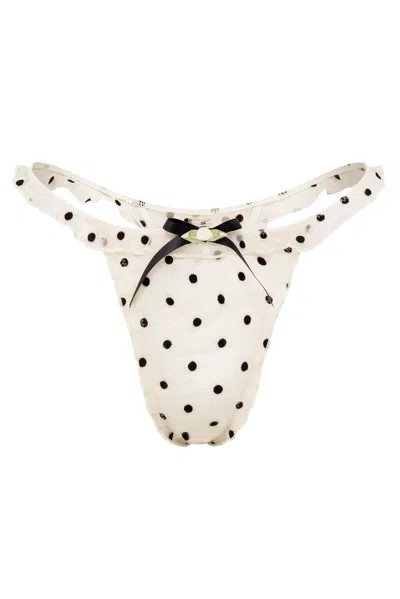 Wild Lovers London Women's White Romy Thong