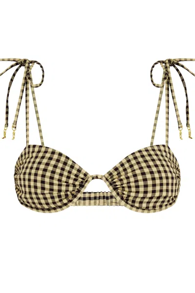 Wild Lovers London Women's Yellow Lemonade Bikini Top
