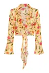 Wild Lovers London Women's Yellow / Orange Studio 54 Blouse In Yellow/orange