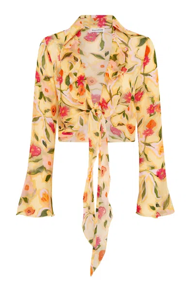 Wild Lovers London Women's Yellow / Orange Studio 54 Blouse In Yellow/orange