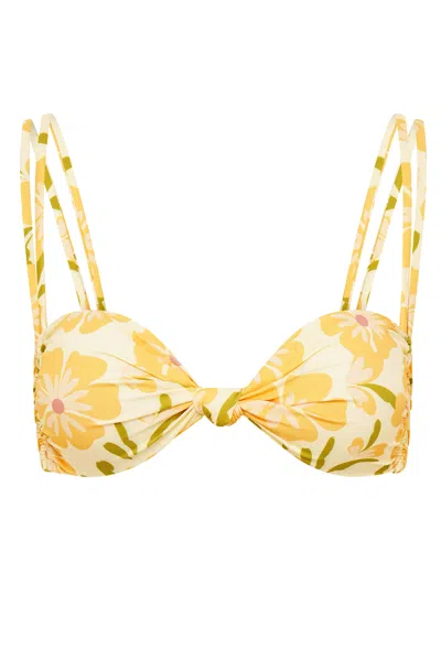 Wild Lovers London Women's Yellow Sundance Bikini Top