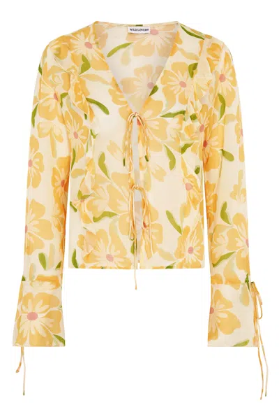 Wild Lovers London Women's Yellow Sundance Blouse