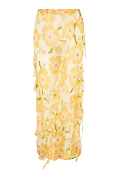 Wild Lovers London Women's Yellow Sundance Skirt