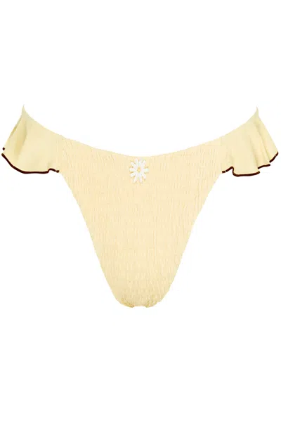 Wild Lovers London Women's Yellow Zesty Bikini Bottoms