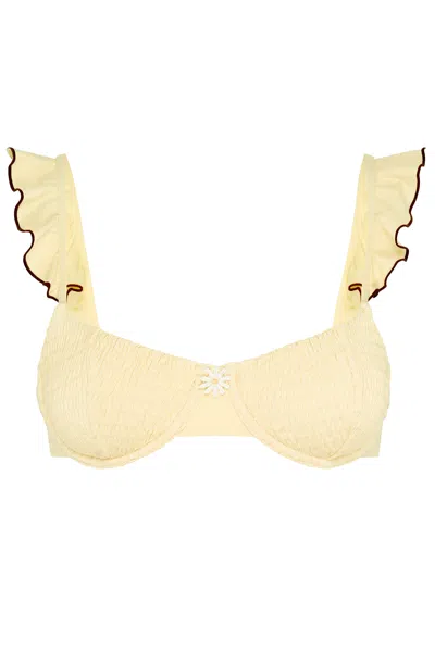 Wild Lovers London Women's Yellow Zesty Bikini Top