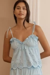 Wild Lovers Louise Ruffled Bow Pajama Top