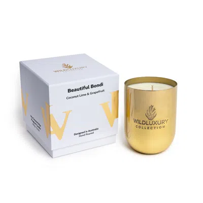 Wild Luxury Collection Gold Beautiful Bondi Candle