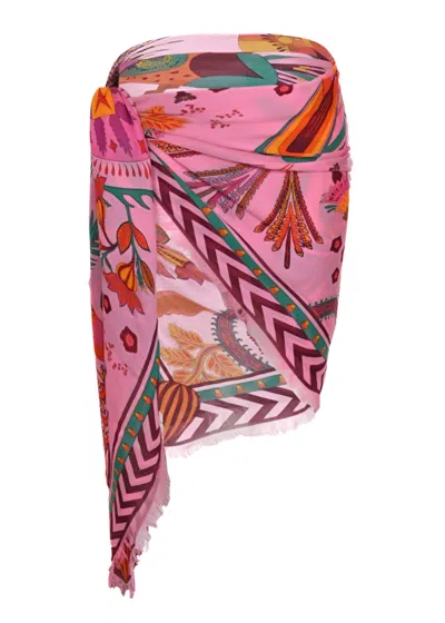 Wild Magic India Scarf Rose