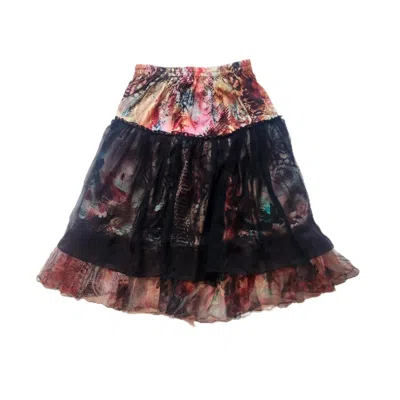 Wild Mary Gold Women's Pink / Purple Romance Layer Skirt In Pink/purple