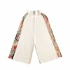 Wild Mary Gold Women's White Linen Pants With Chantilly In White