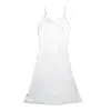 Wild Mary Gold Women's White Maxi Slip Dress In White