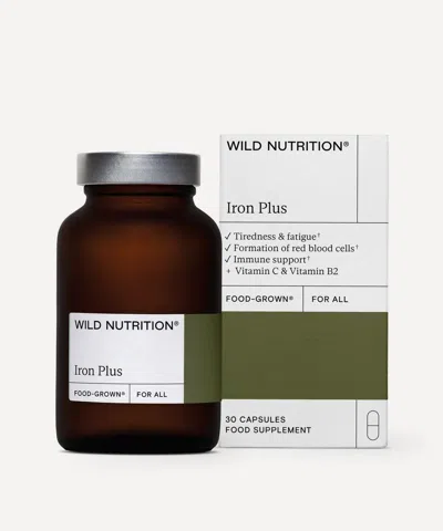 Wild Nutrition Food Grown Iron Plus 30 Capsules