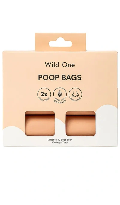 Wild One Poop Bags 120 Count In Tan
