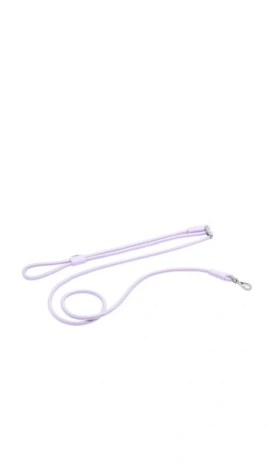 Wild One Rope Leash In Lilac