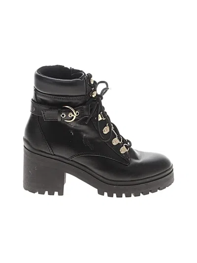 Pre-owned Wild Pair Ankle Boots In Black