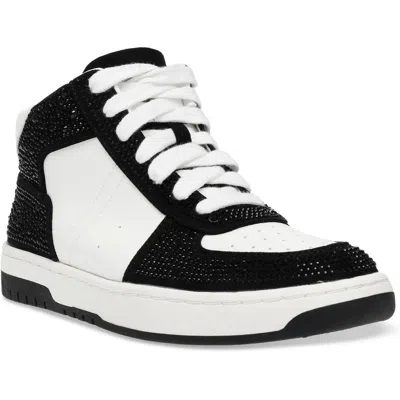Wild Pair Camelott Womens Embellished Faux Leather High-top Sneakers In Multi