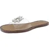 Wild Pair Caprie Womens Embellished Manmade Slide Sandals In Multi