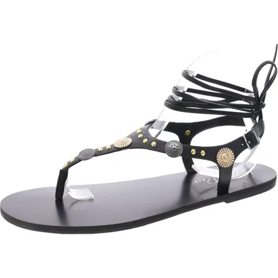 Wild Pair Earheart Womens Embellished Open Toe T-strap Sandals In Multi