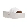 Wild Pair Elevated Womens Faux Leather Platform Sandals In Multi