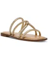 Wild Pair Gabryell Embellished Slip-on Flat Sandals, Created For Macy's