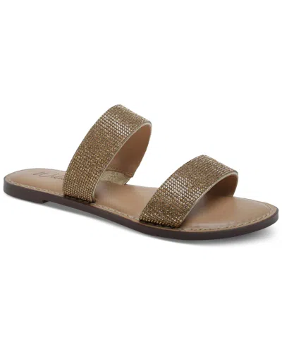 Wild Pair Ginnie Double-band Slide Flat Sandals, Created For Macy's