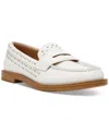 Wild Pair Graciee Studded Loafers, Exclusively At Macy's In White Smooth
