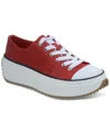 Wild Pair Highfive Lace-up Low-top Sneakers, Created For Macy's In Red Bling