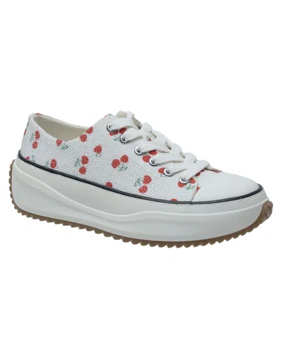 Wild Pair Highfive Lace-up Low-top Sneakers, Created For Macy's In White