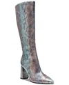 Wild Pair Islah Wide-calf Block Heel Knee High Boots, Created For Macy's In Multi Snake