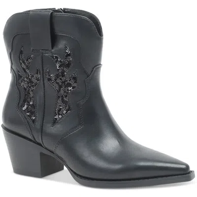 Wild Pair Lucie Womens Sequined Man Made Cowboy, Western Boots In Multi