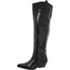 Wild Pair Luela Womens Faux Leather Solid Over-the-knee Boots In Multi