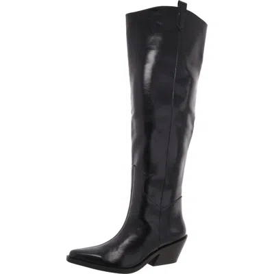 Wild Pair Luela Womens Faux Leather Solid Over-the-knee Boots In Multi