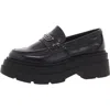 Wild Pair Nelley Womens Faux Leather Slip-on Loafers