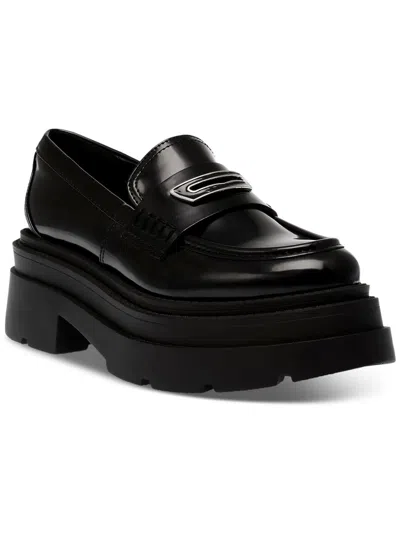 Wild Pair Nelley Platform Lug Sole Platform Loafers, Created For Macy's In Black