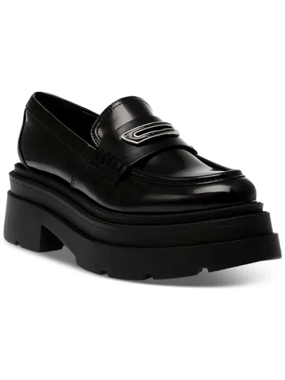 Wild Pair Nelley Platform Lug Sole Platform Loafers, Created For Macy's In Black Box