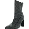 Wild Pair Neptunne Womens Embellished Faux Suede Ankle Boots In Multi